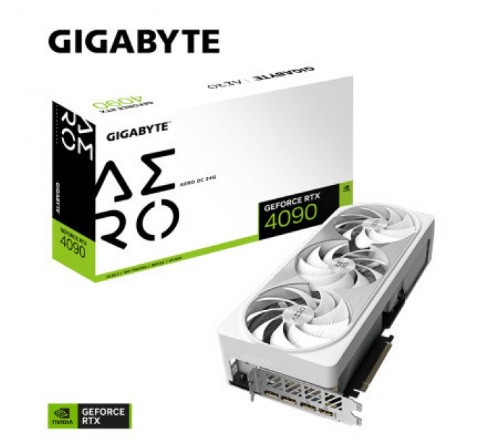 GIGABYTE Відеокарта GIGABYTE GeForce RTX4090 24GB AERO OC (GV-N4090AERO OC-24GD)