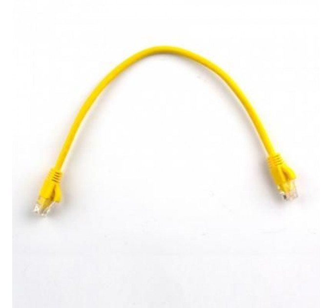 Ritar Патч-корд 0.3м, UTP, cat.5e, CCA, yellow Ritar (PCR-CCA/0.3Y)