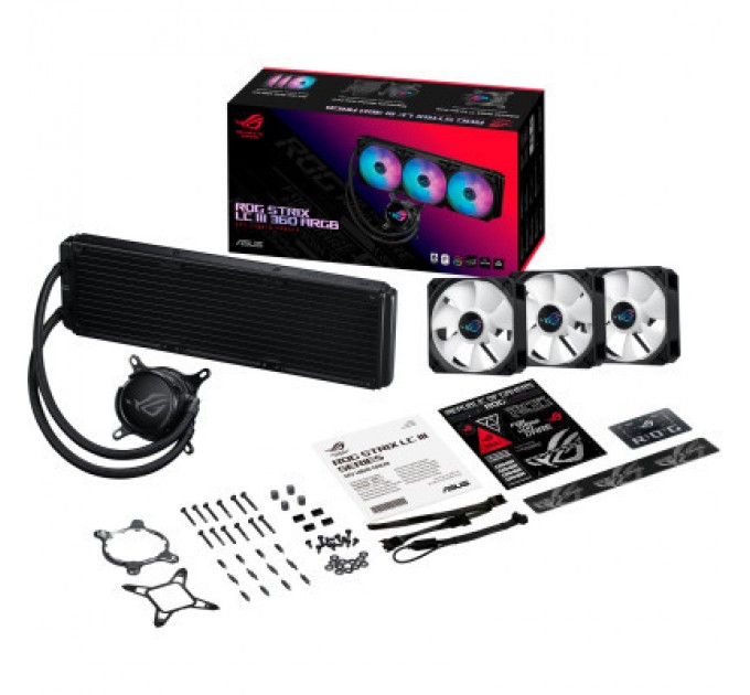 ASUS Система рідинного охолодження ASUS ROG Strix LC III 360 ARGB (90RC00T1-M0UAY0)
