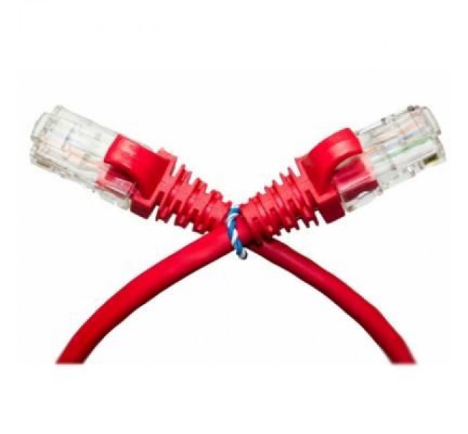 Ritar Патч-корд 0.3м, UTP, cat.5e, CCA, red Ritar (PCR-CCA/0.3R)