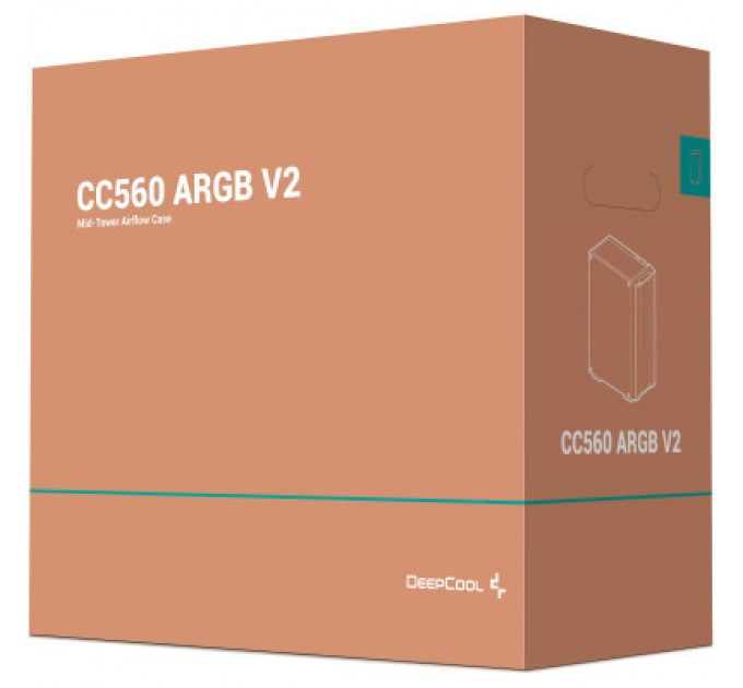Deepcool Корпус Deepcool CC560 ARGB V2 (R-CC560-BKTAA4-G-2)