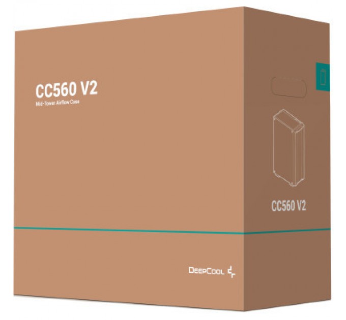 Deepcool Корпус Deepcool CC560 V2 Black (R-CC560-BKGAA4-G-2)