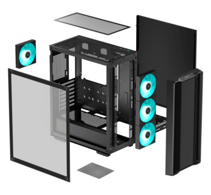 Deepcool Корпус Deepcool CC560 V2 Black (R-CC560-BKGAA4-G-2)