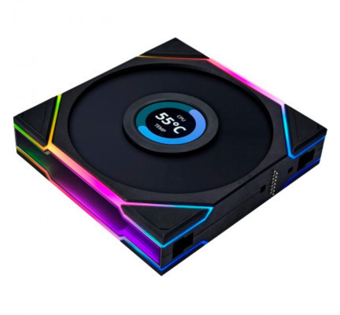 Lian Li Кулер до корпусу Lian Li TL LCD 120-3, Black Cooler (G99.12TLLCD3B.00)