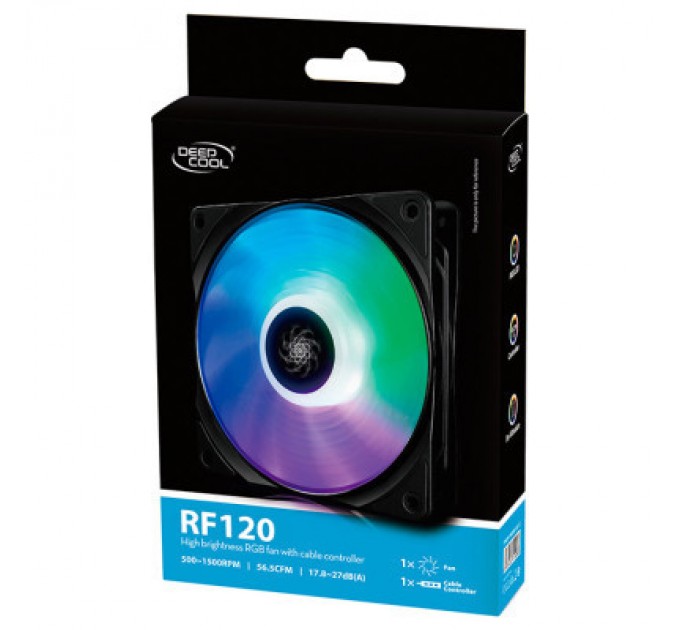 Deepcool Кулер до корпусу Deepcool RF120 (DP-FRGB-RF120-1C)
