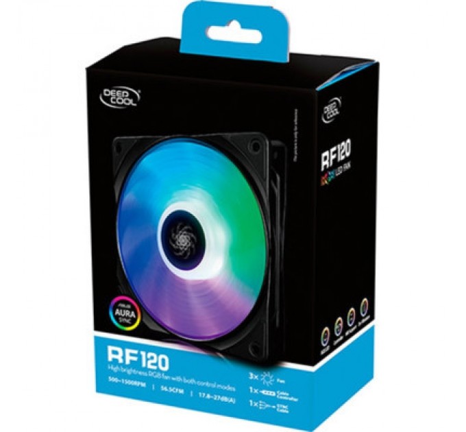Deepcool Кулер до корпусу Deepcool RF120-3 IN 1 (DP-FRGB-RF120-3C)