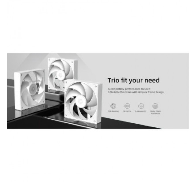 ID-Cooling Кулер до корпусу ID-Cooling AF-125-W TRIO