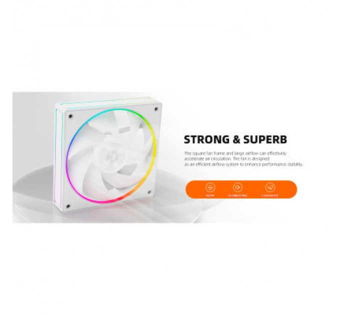 ID-Cooling Кулер до корпусу ID-Cooling AF-127-ARGB-W