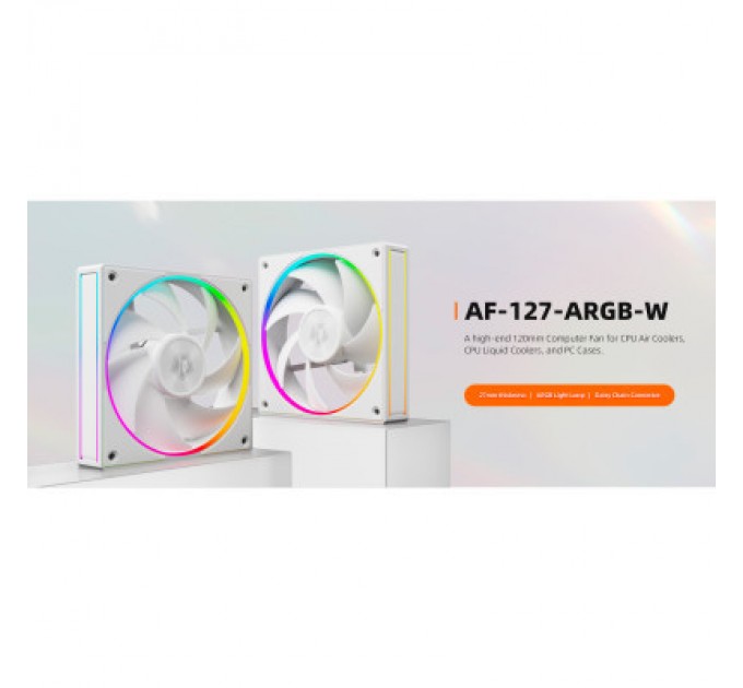 ID-Cooling Кулер до корпусу ID-Cooling AF-127-ARGB-W