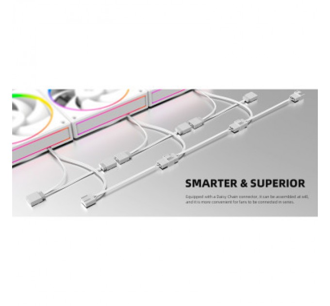 ID-Cooling Кулер до корпусу ID-Cooling AF-127-ARGB-W TRIO