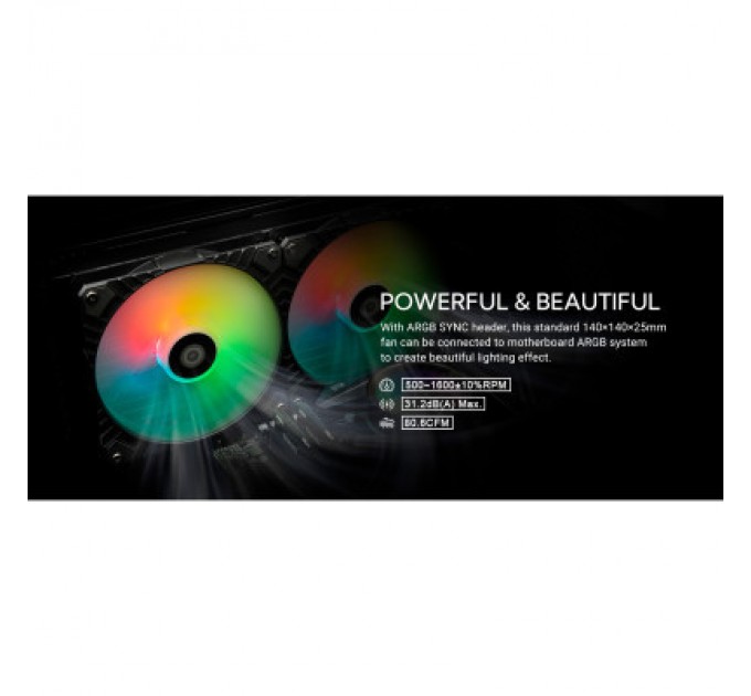 ID-Cooling Кулер до корпусу ID-Cooling WF-14025-XT ARGB