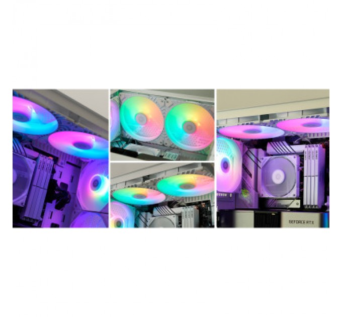 ID-Cooling Кулер до корпусу ID-Cooling WF-14025-XT ARGB WHITE