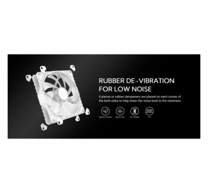 ID-Cooling Кулер до корпусу ID-Cooling WF-14025-XT ARGB WHITE