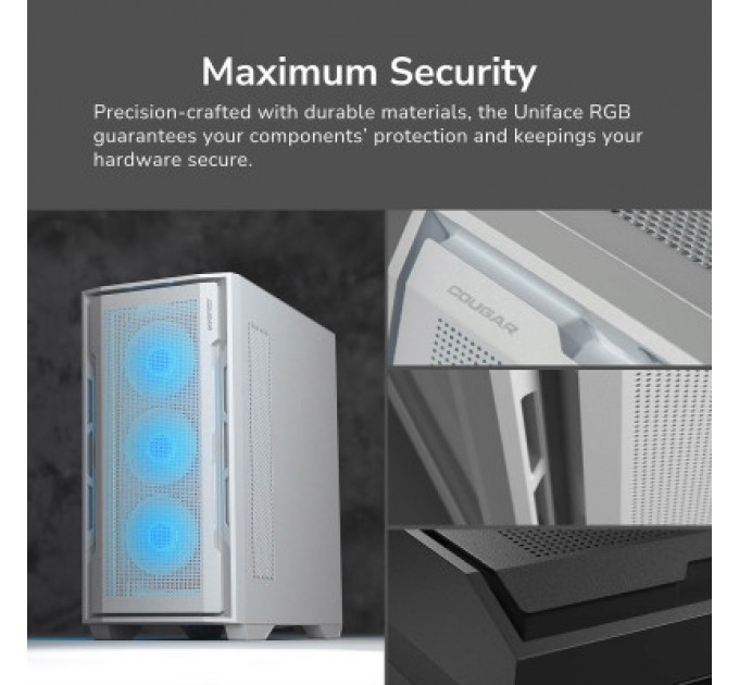 Cougar Корпус Cougar UNIFACE RGB White