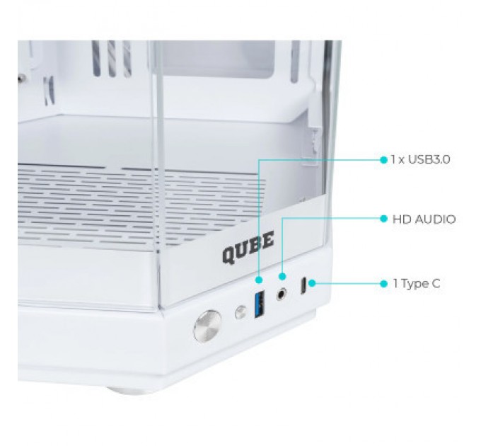 Qube Корпус Qube F-TANK White (FTANK_F1WU3)