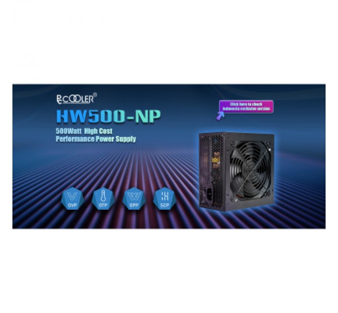 PcCooler Блок живлення PcCooler 500W (HW500-NP)