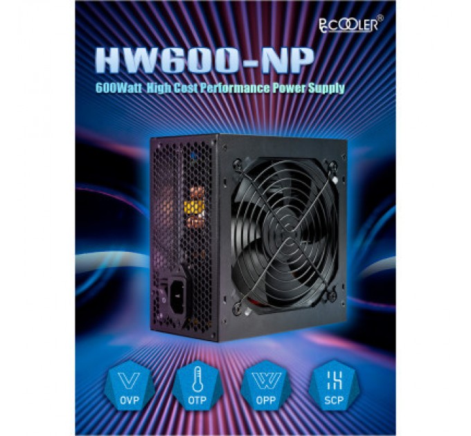 PcCooler Блок живлення PcCooler 600W (HW600-NP)