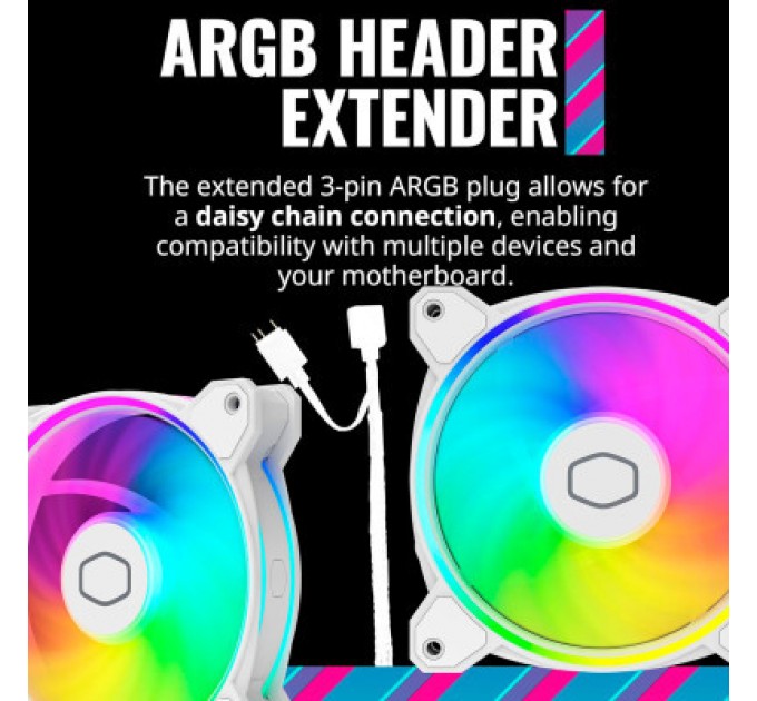 COOLER MASTER Кулер до корпусу CoolerMaster MFL-B4DW-16NP2-R2