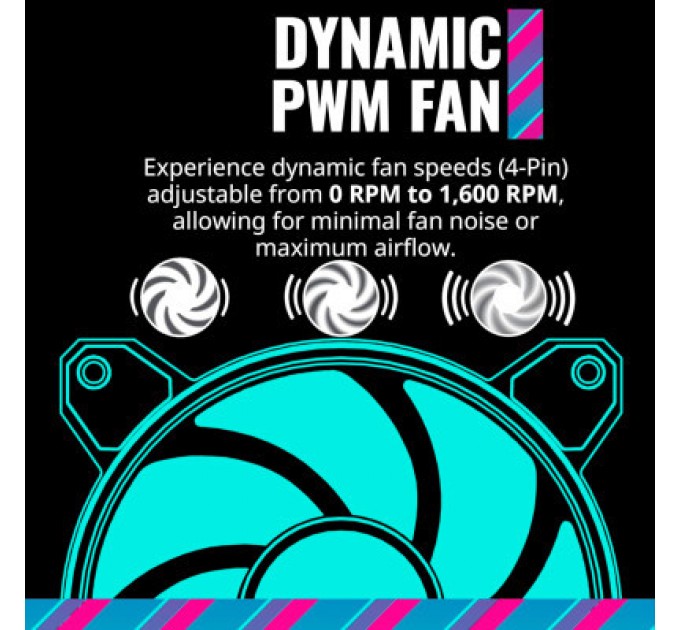 COOLER MASTER Кулер до корпусу CoolerMaster MFL-B4DW-16NP2-R2