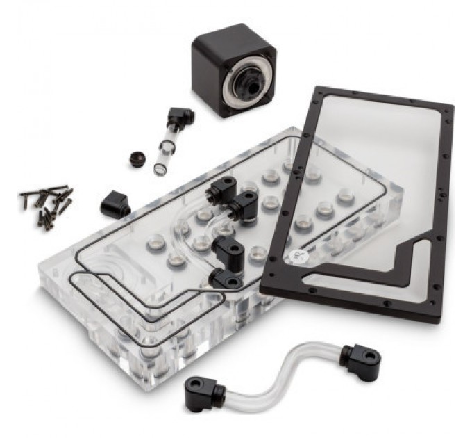 Ekwb Резервуар для СРО Ekwb EK-QuantumX Loophole Distroplate D5 PWM - Black (3831109908440) (3831109908440)