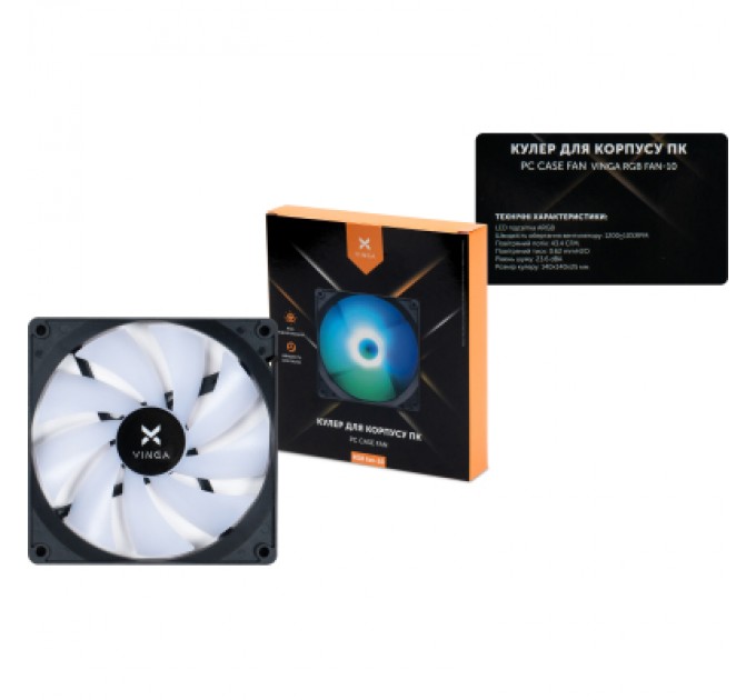 Vinga Кулер до корпусу Vinga RGB fan-10