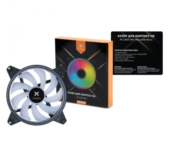 Vinga Кулер до корпусу Vinga RGB fan-11