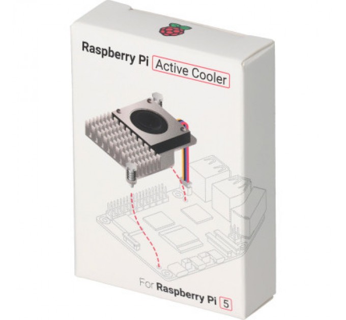 Raspberry Pi Радіатор охолодження Raspberry Pi with fan for Raspberry Pi 5 (SC1148/OFI118)