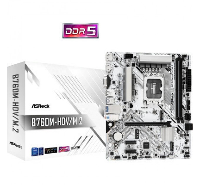ASRock Материнська плата ASRock B760M-HDV/M.2