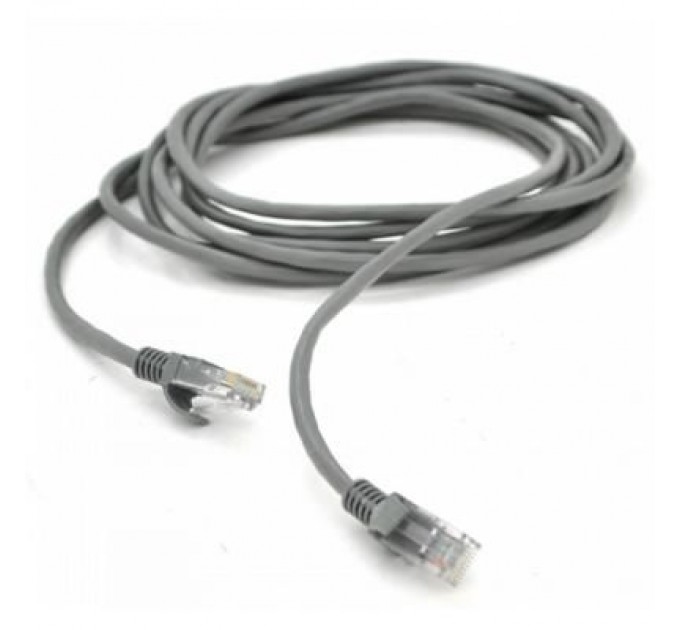 Ritar Патч-корд 2м, UTP, cat.5e, CCA, grey Ritar (PCR-CCA/2G)