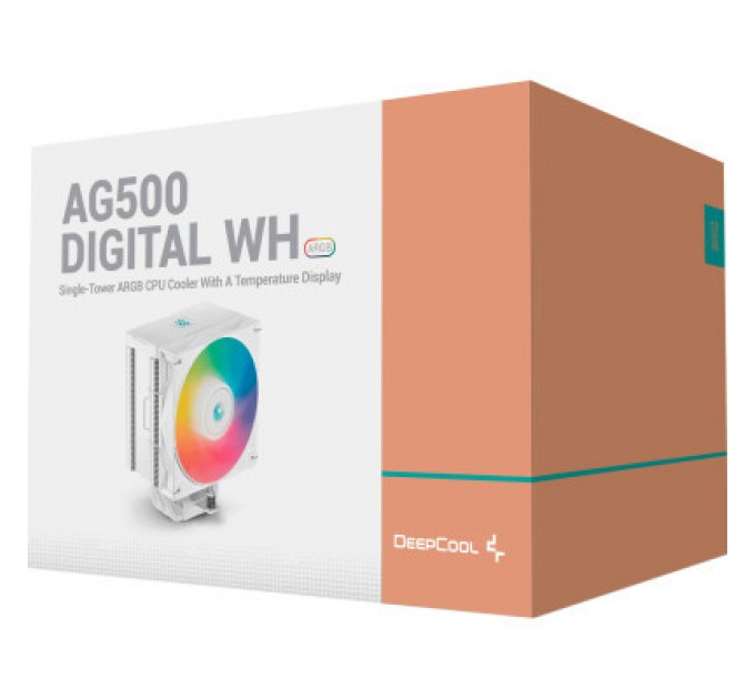 Deepcool Кулер до процесора Deepcool AG500 DIGITAL WH ARGB