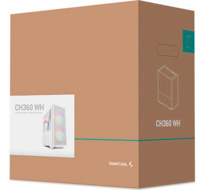 Deepcool Корпус Deepcool CH360 White