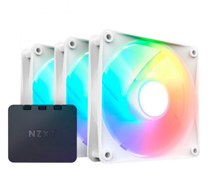 NZXT Кулер до корпусу NZXT F120RGB Core - 120mm Hub-mounted RGB Fan (RF-C12TF-W1)