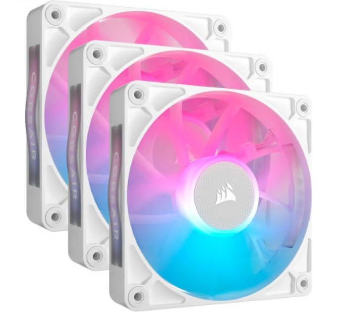 Corsair Кулер до корпусу Corsair iCUE Link RX120 RGB PWM White Triple Pack (CO-9051022-WW)