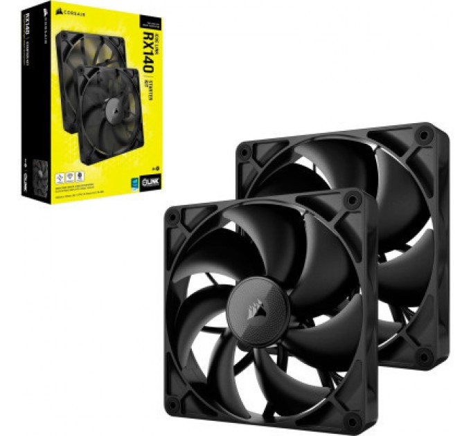 Corsair Кулер до корпусу Corsair iCUE Link RX140 PWM Dual Pack (CO-9051012-WW)