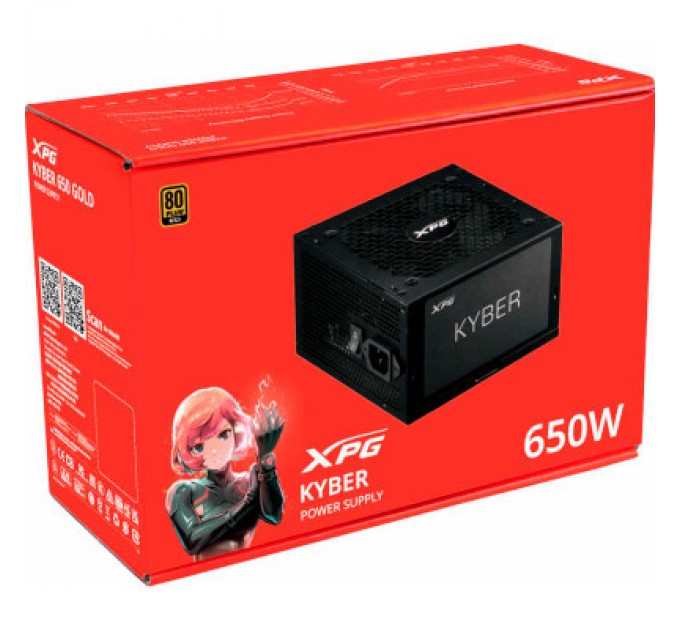 ADATA Блок живлення ADATA 650W (KYBER650G-BKCEU)