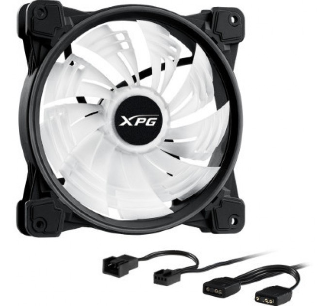 ADATA Кулер до корпусу ADATA HURRICANE120ARGBPWM-BKCWW