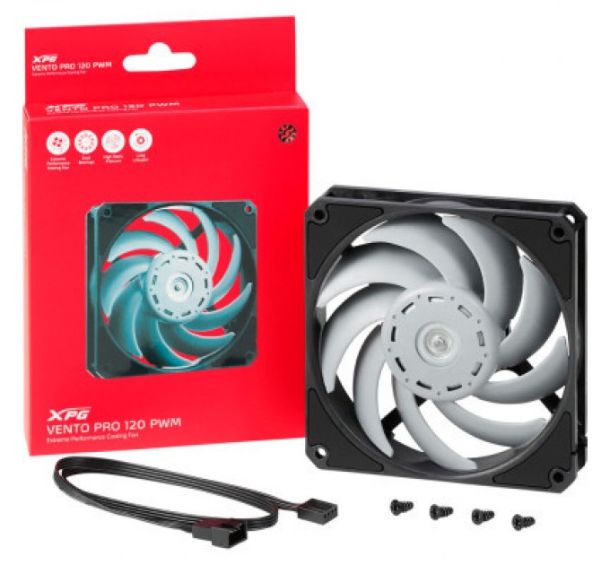 ADATA Кулер до корпусу ADATA VENTOPRO120PWM-BKCWW