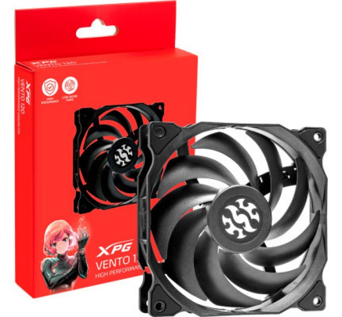 ADATA Кулер до корпусу ADATA VENTO120-BKCWW