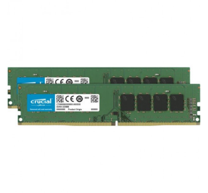 Micron Модуль пам'яті для комп'ютера DDR4 16GB (2x8GB) 3200 MHz Micron (CT2K8G4DFRA32A)