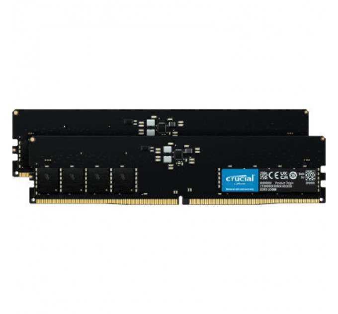 Micron Модуль пам'яті для комп'ютера DDR5 32GB (2x16GB) 5200 MHz Micron (CT2K16G52C42U5)