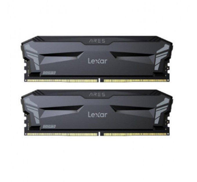 Lexar Модуль пам'яті для комп'ютера DDR4 16GB (2x8GB) 3600 MHz Ares Black Lexar (LD4BU008G-R3600GD0A)