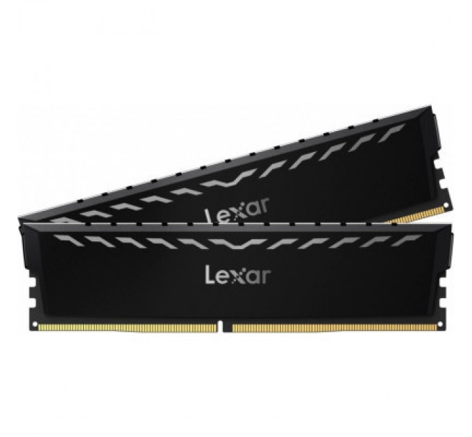 Lexar Модуль пам'яті для комп'ютера DDR4 16GB (2x8GB) 3600 MHz THOR Black Lexar (LD4U08G36C18LG-RGD)
