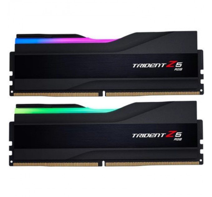 G.Skill Модуль пам'яті для комп'ютера DDR5 32GB (2x16GB) 5200 MHz Trident Z5 RGB Black G.Skill (F5-5200J3636C16GX2-TZ5RK)