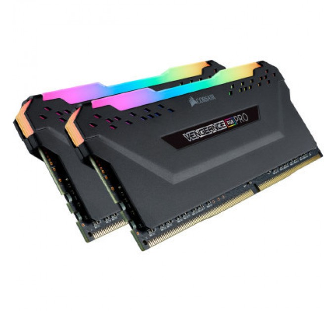 Corsair Модуль пам'яті для комп'ютера DDR4 64GB (2x32GB) 3600 MHz Vengeance RGB Pro Corsair (CMW64GX4M2D3600C18)