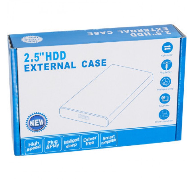 PowerPlant Кишеня зовнішня PowerPlant HDD 2.5" USB3.0, 6.5 cm (HC380015)