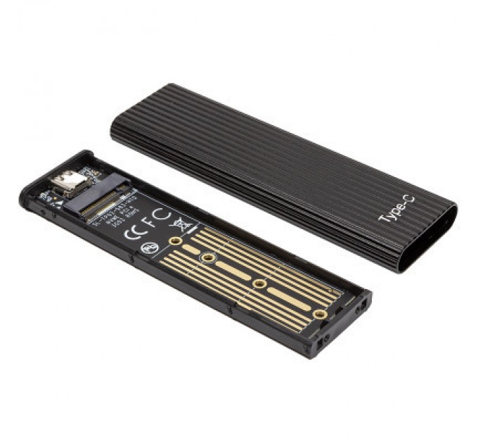 PowerPlant Кишеня зовнішня PowerPlant SSD M.2 PCIe NVMe USB3.1 (HC380428)