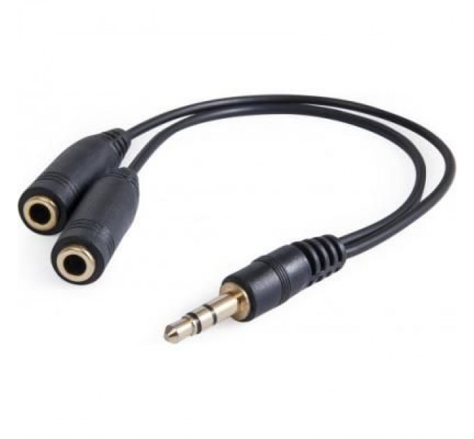 Defender Кабель мультимедійний Jack 3.5mm папа/2xJack 3.5mm мама Defender (63001)