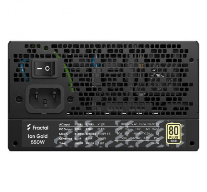 Fractal Design Блок живлення Fractal Design 550W Ion Gold (FD-P-IA2G-550-EU)