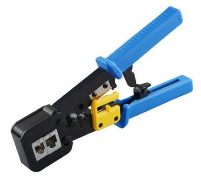 Merlion Інструмент Merlion RJ-45 (8P8C), RJ-12/11 (6P6C), 4P/6P/8P, з храповиком (EZ-RJ45)