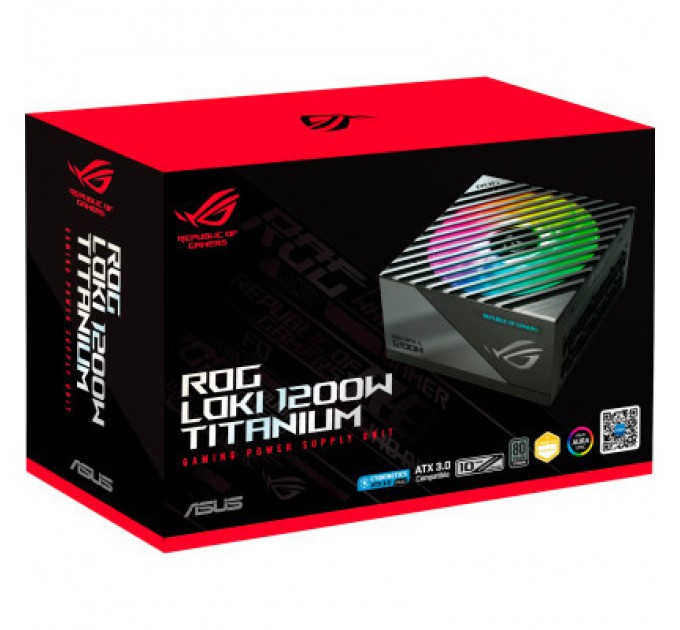 ASUS Блок живлення ASUS 1200W ROG-LOKI-1200T-SFX-L-GAMING PCIE5 (90YE00N0-B0NA00)